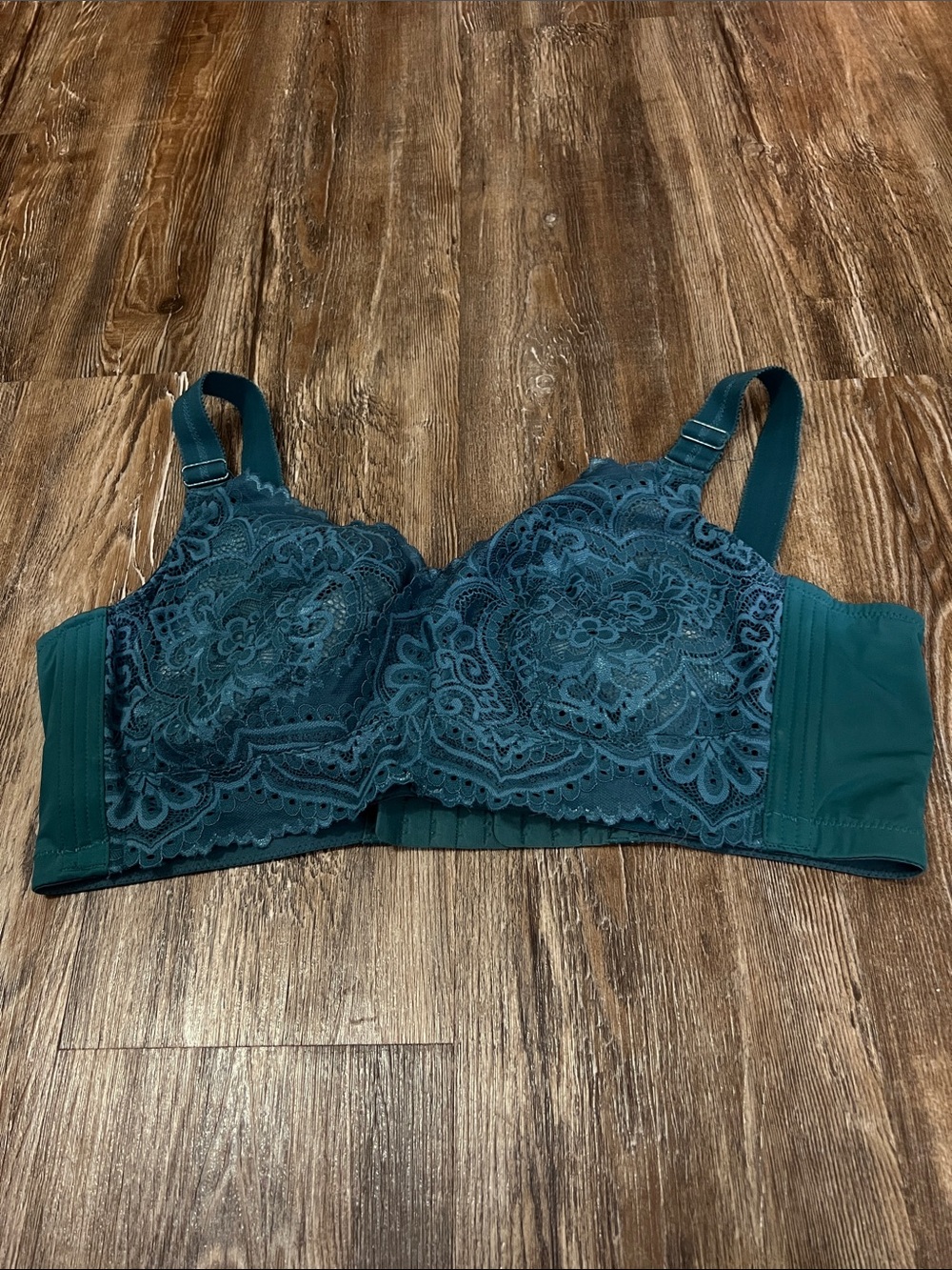 Teal Lace Bra